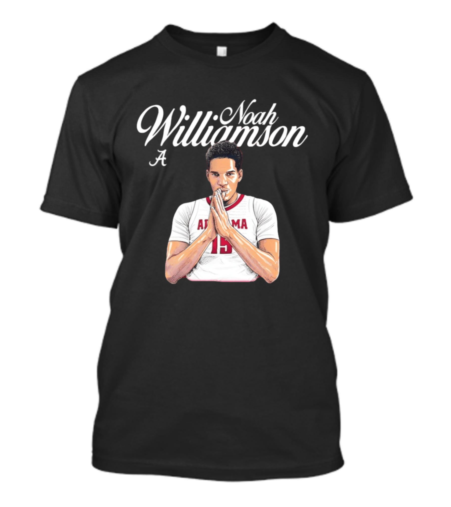 Noah Williamson Alabama 15 Crimson Tide NCAA Basketball Celebration T-Shirt