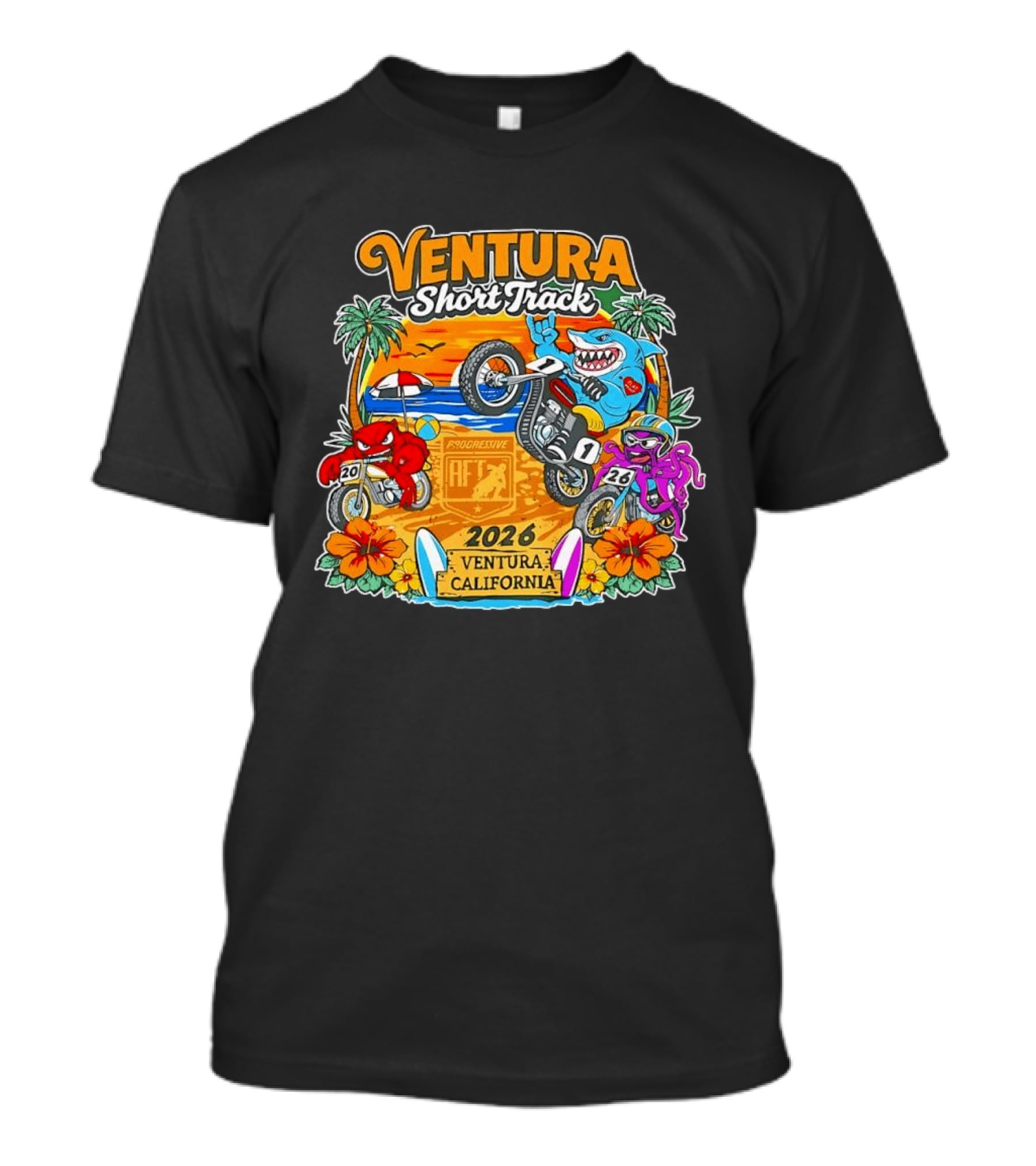 Ventura Short Track 2026 California Adventure Racing Event Ryder Cup T-Shirt