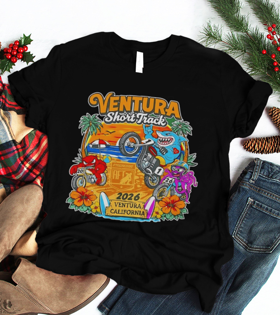 Ventura Short Track 2026 California Adventure Racing Event Ryder Cup T-Shirt