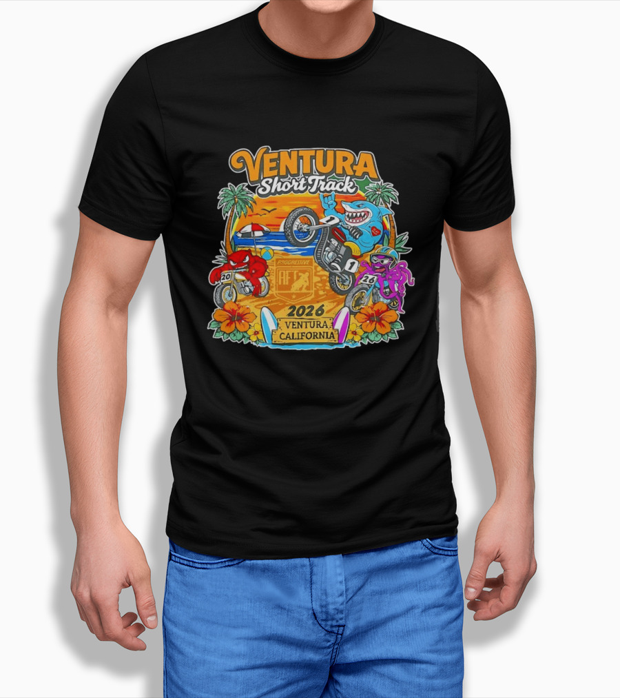 Ventura Short Track 2026 California Adventure Racing Event Ryder Cup T-Shirt