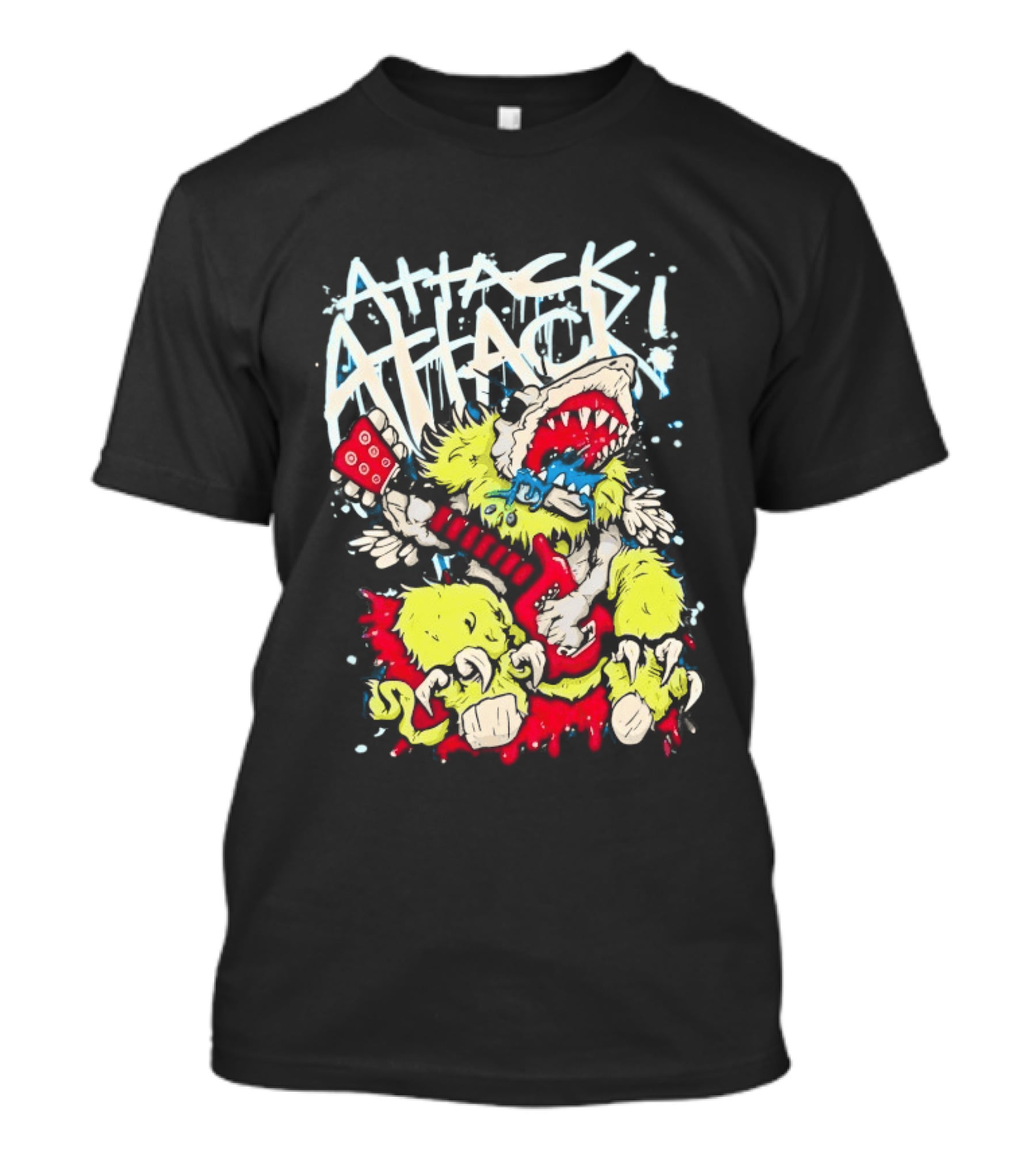 Attack Attack Monster Holding Guitar T-Shirt