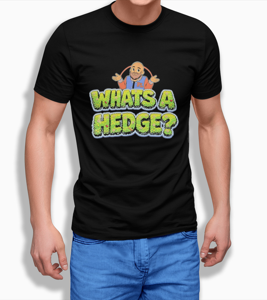 What's A Hedge Cartoon Pl Letterman Jacket T-Shirt