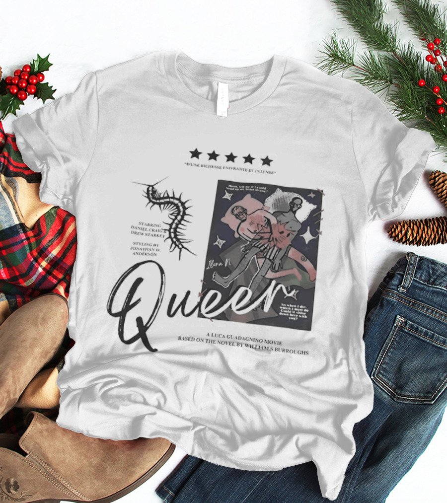Queer D'une Richesse Enivrante Et Intense Luca Guadagnino Movie Based On Novel By Williams Burroughs T-Shirt