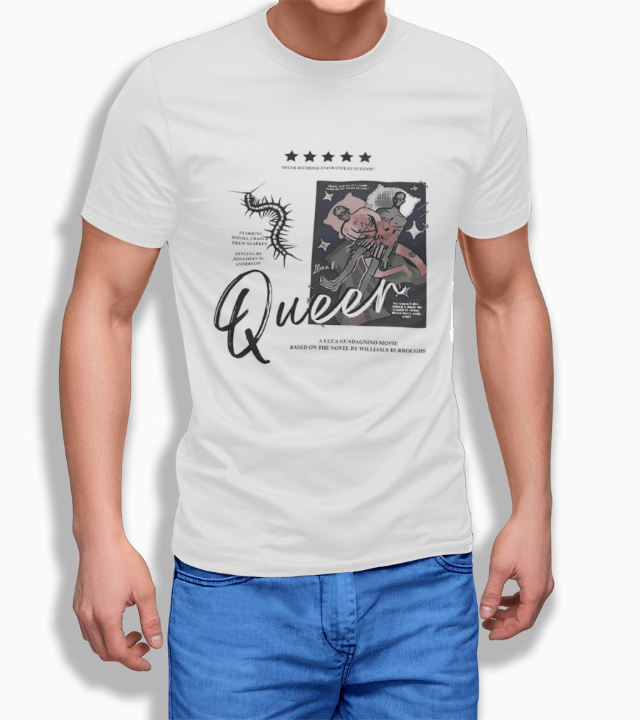 Queer D'une Richesse Enivrante Et Intense Luca Guadagnino Movie Based On Novel By Williams Burroughs T-Shirt