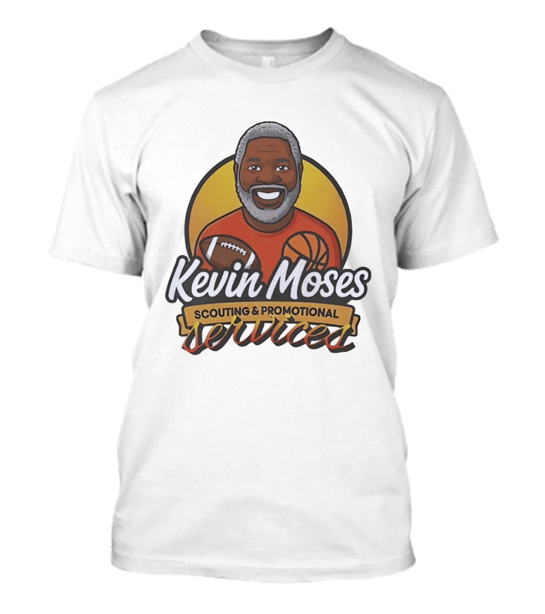 Kevin Moses Scouting And Promotional Services Football Basketball T-Shirt