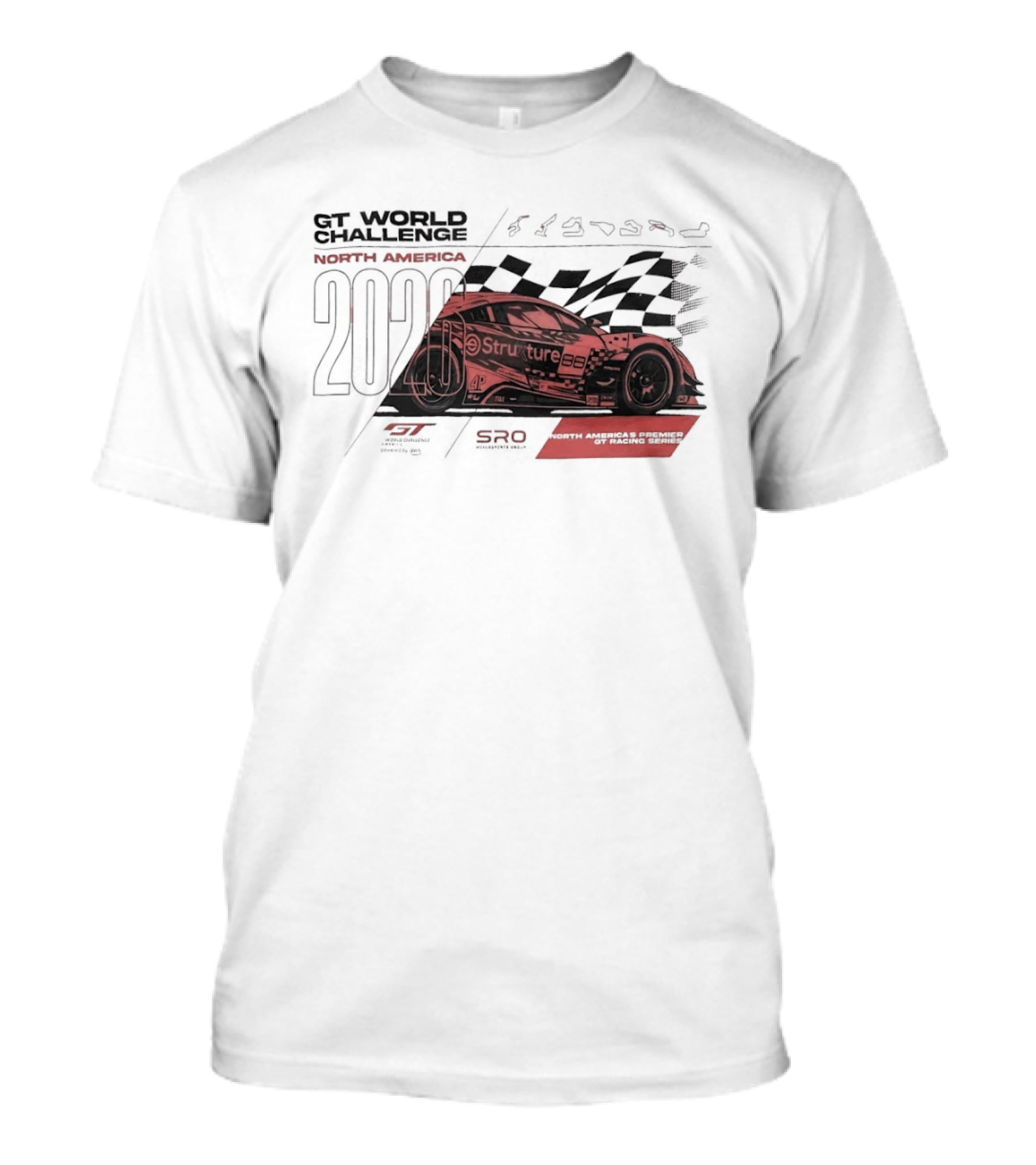 GT World Challenge North America 2026 Structure AMG 45 Racing Event T-Shirt