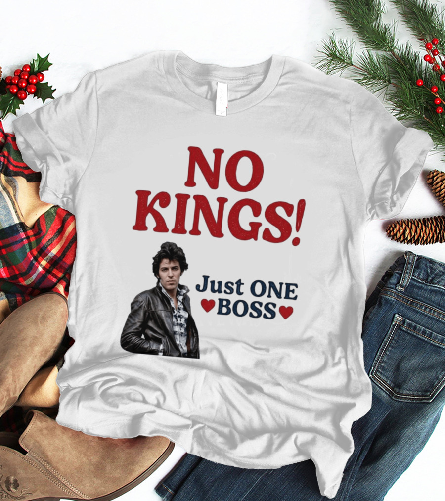 No Kings Just One Boss Leather Jacket T-Shirt