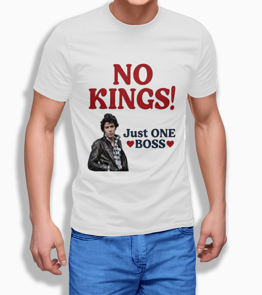 No Kings Just One Boss Leather Jacket T-Shirt