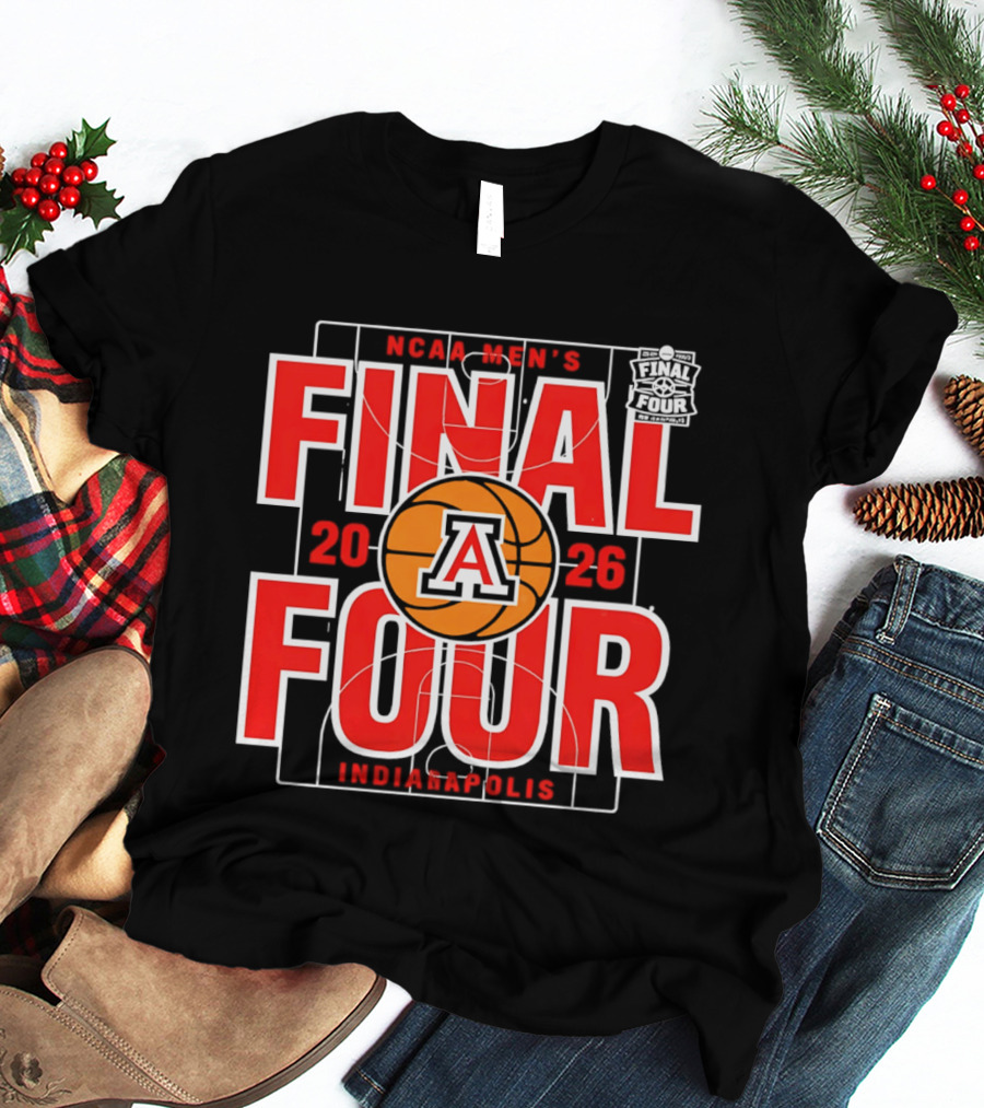 Arizona Wildcats 2026 NCAA Men's Final Four Indianapolis March Madness T-Shirt