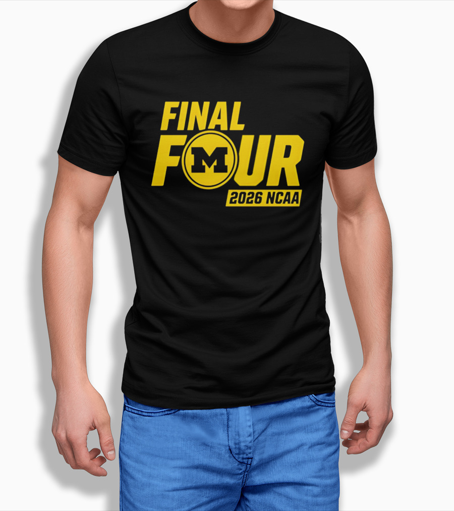 Michigan Wolverines Final Four 2026 NCAA Basketball March Madness T-Shirt