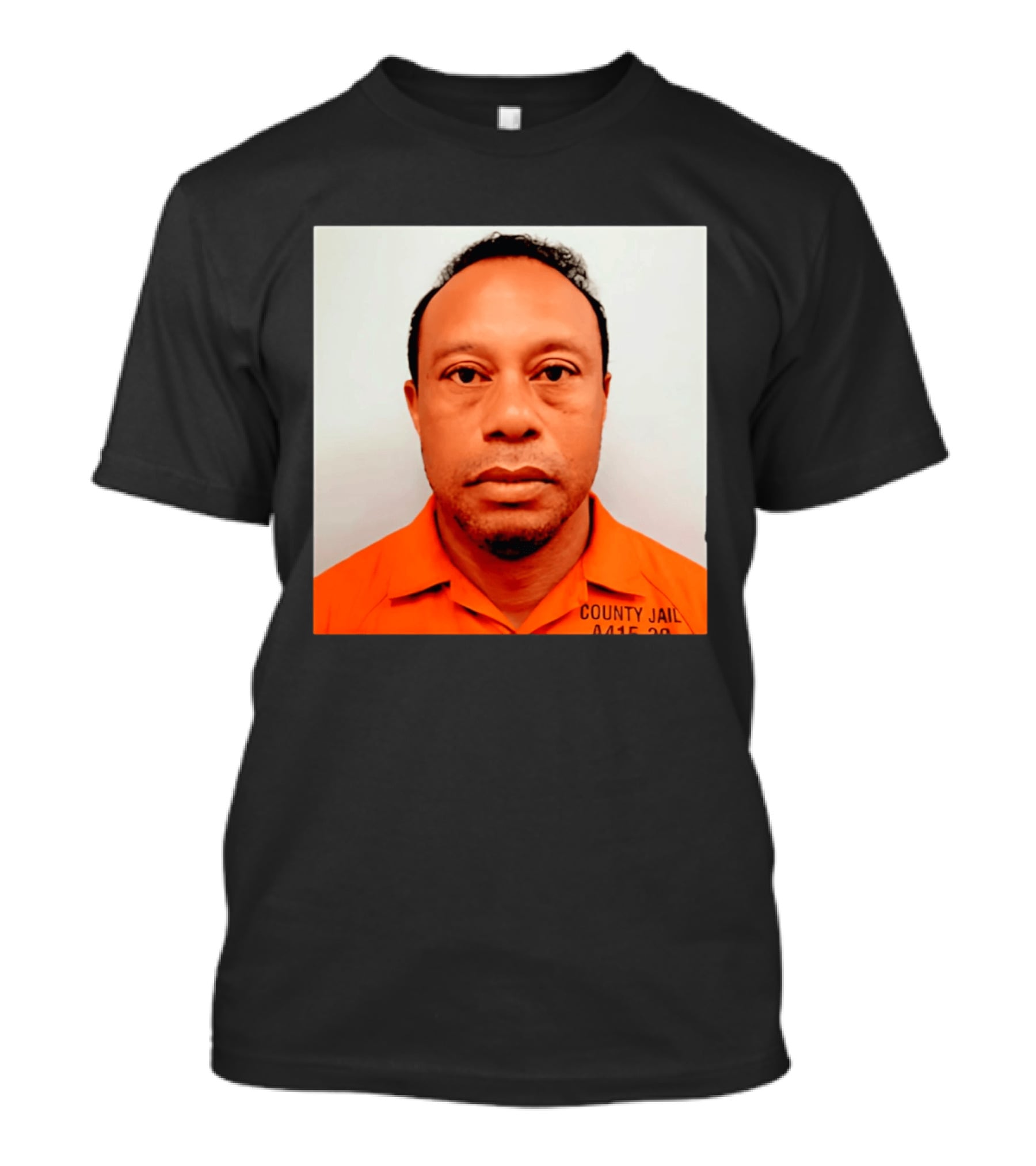 Tiger Woods 2026 County Jail 4415 29 Shot Edit T-Shirt