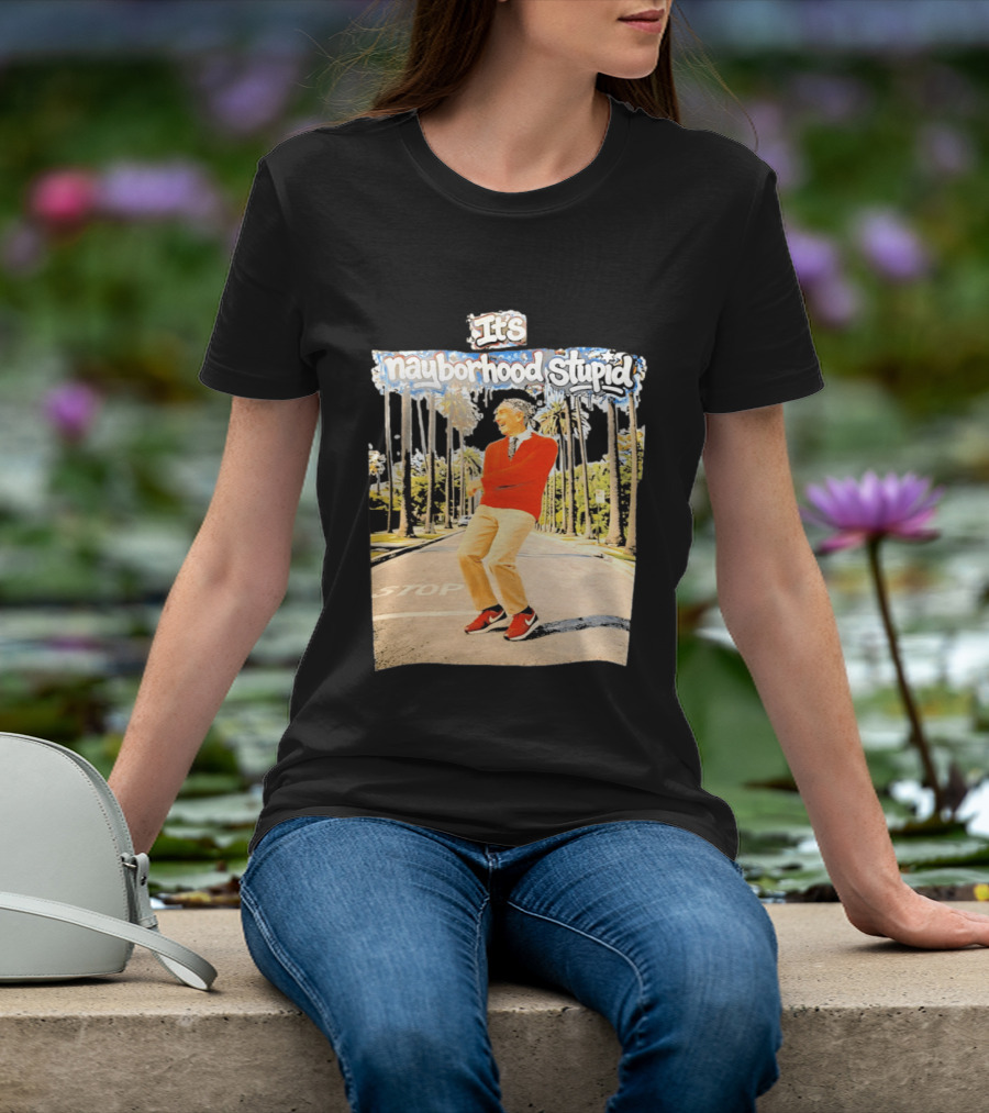 Mister Rogers Primitive Skateboarding It's Nayborhood Stupid T-Shirt