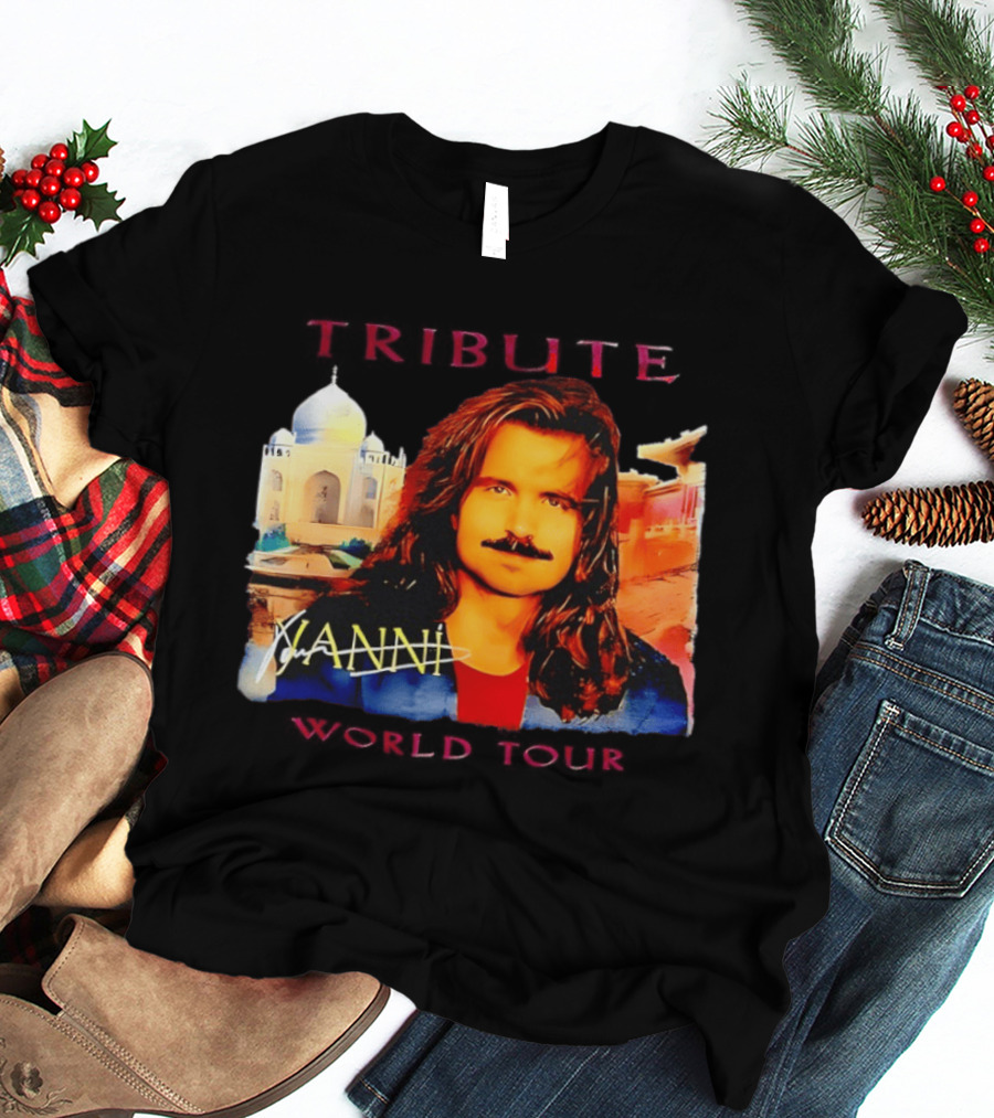 Yanni Tribute World Tour Taj Mahal T-Shirt