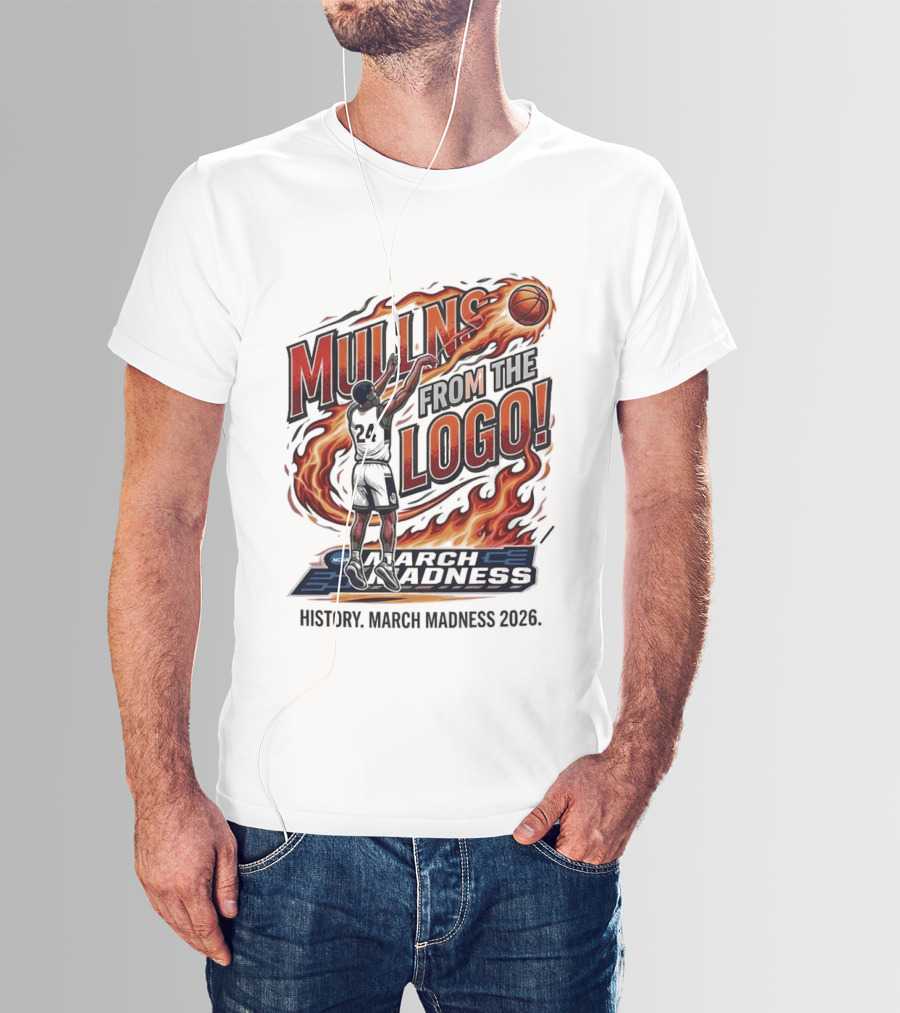 Mullins From The Logo March Madness 2020 History T-Shirt