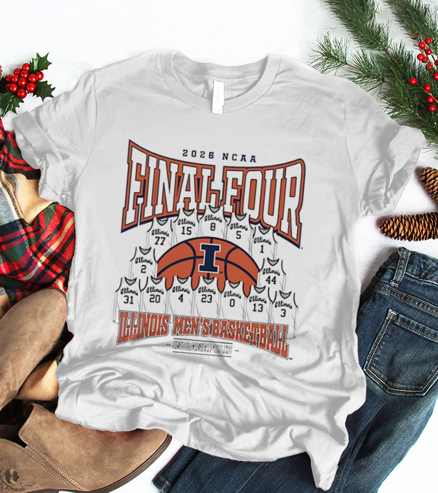 2026 NCAA Final Four Illinois Men's Basketball T-Shirt