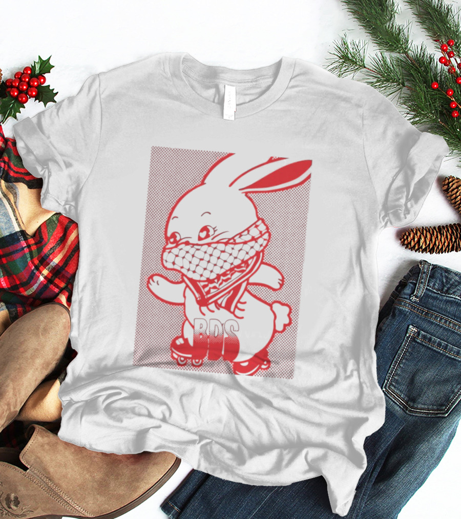 Skater Bunny BDS Vintage Roller Skates T-Shirt