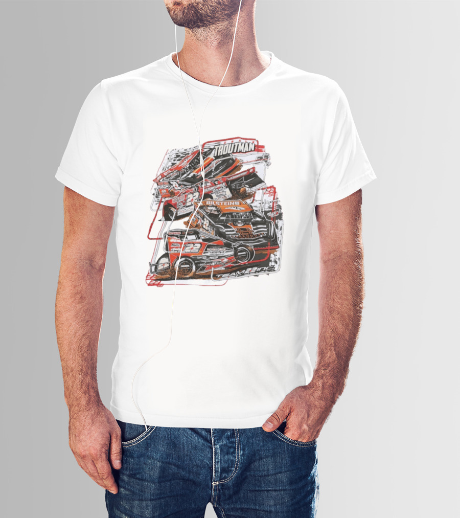Drake Troutman 22 Racing Bilstein Team 22 Inc Victory Circle T-Shirt