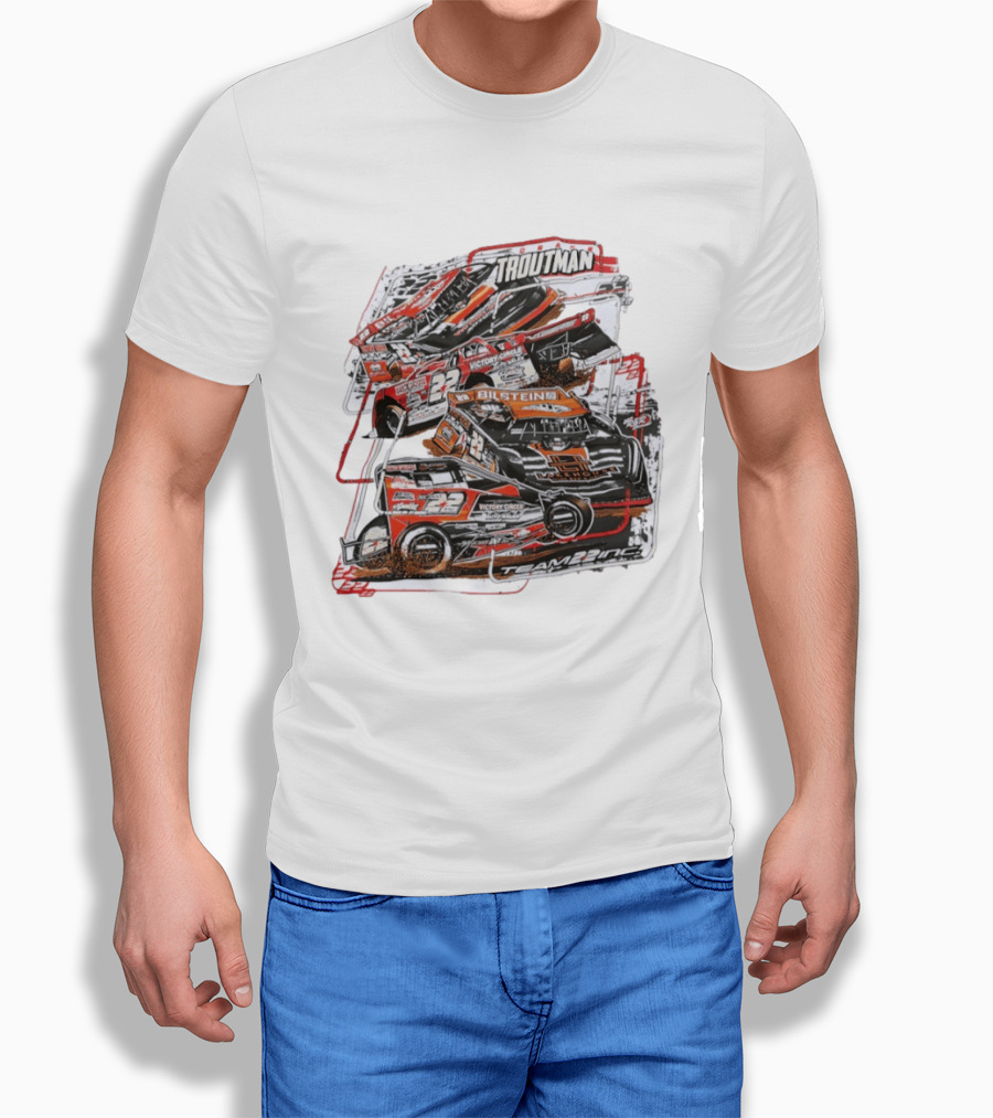 Drake Troutman 22 Racing Bilstein Team 22 Inc Victory Circle T-Shirt