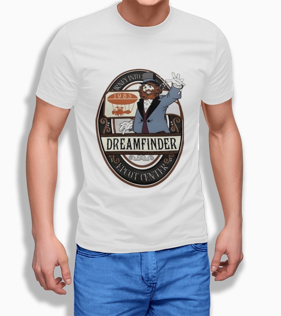 Journey Into 1983 Dreamfinder Epcot Center T-Shirt