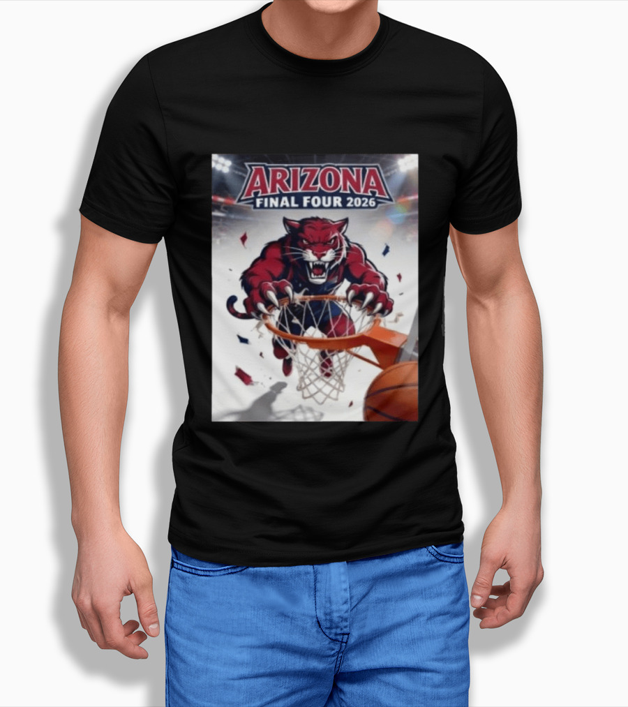 Arizona Wildcats Final Four 2026 Basketball Game Day Wildcat T-Shirt