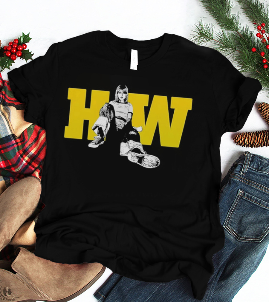 Hayley Williams HW Yellow Bold Letters T-Shirt