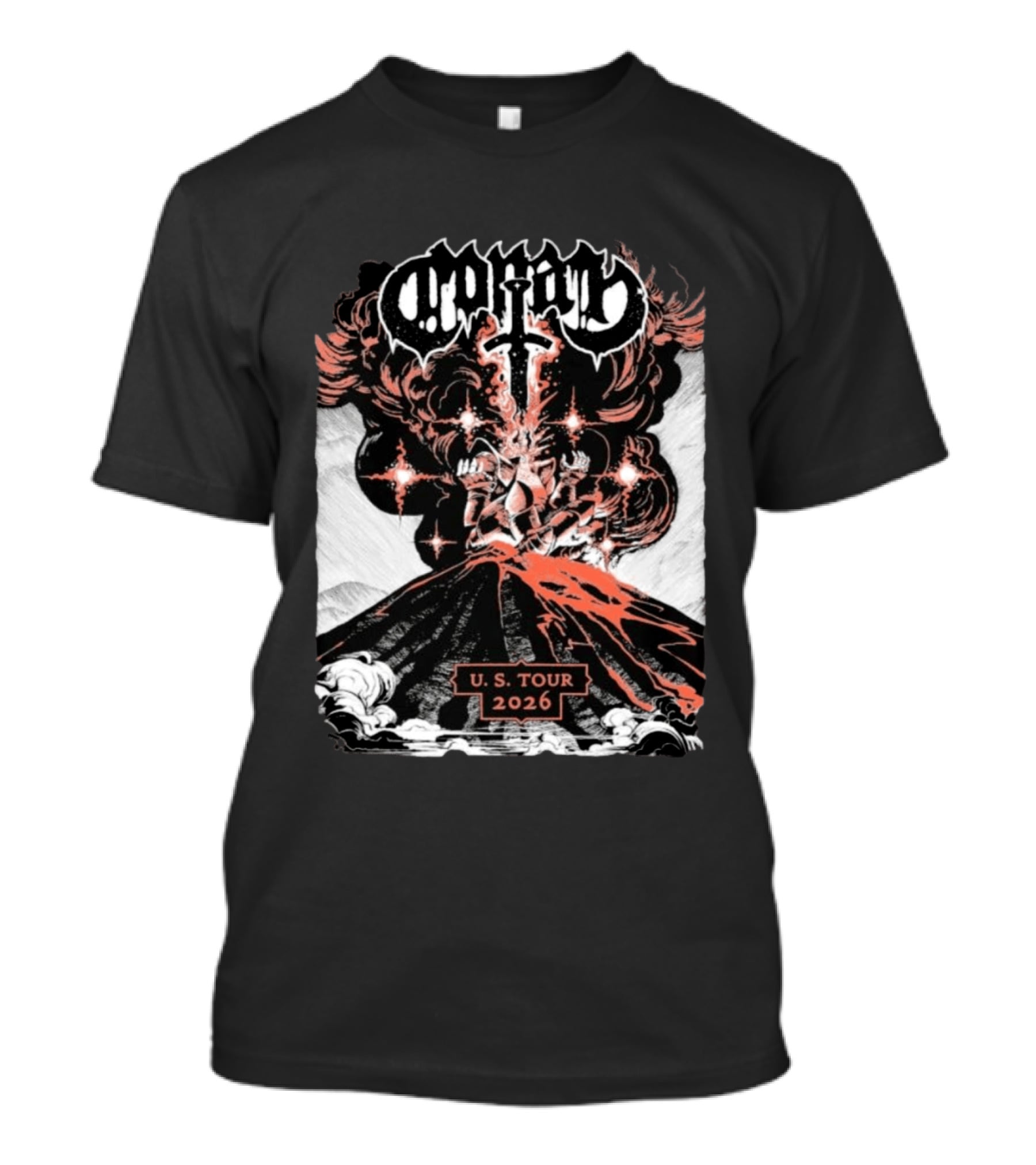 Conan Band U.S. Tour 2026 Explosive Lava T-Shirt