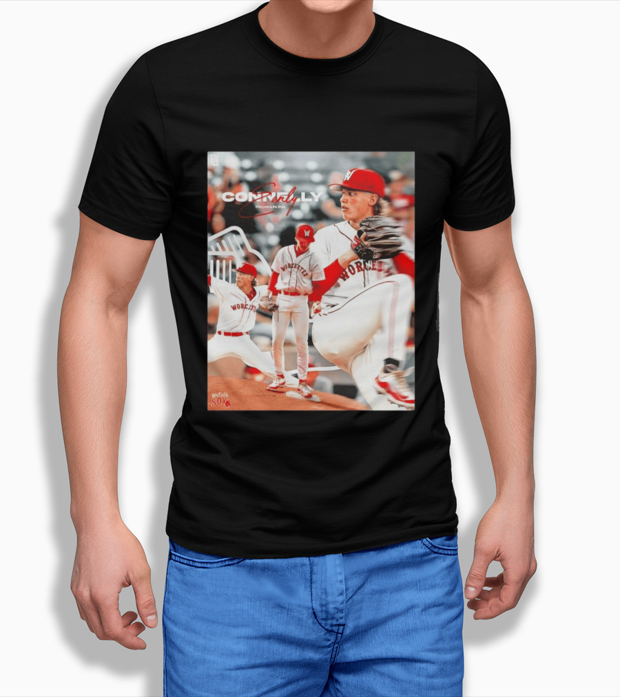 Connelly Early Welcome To The Show Worcester Red Sox Pitcher T-Shirt
