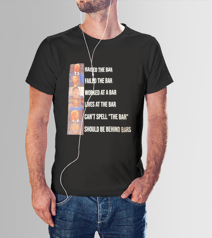 Assholes That Belong In Prison Kamala Harris Alexandria Ocasio Cortez Nancy Pelosi Joe Biden Hillary Clinton T-Shirt