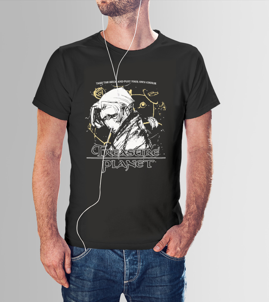 Jim Hawkins Treasure Planet Take The Helm And Plot Your Own Course T-Shirt