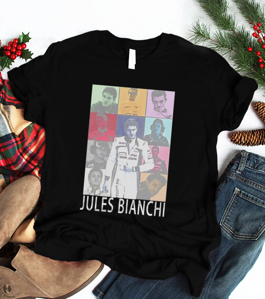 Jules Bianchi Legend The Eras Tour QNet Marussia Racing Hero Remembered T-Shirt
