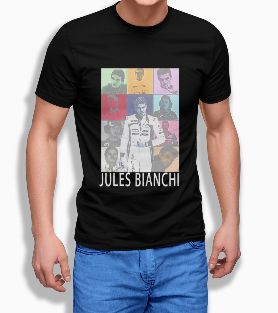 Jules Bianchi Legend The Eras Tour QNet Marussia Racing Hero Remembered T-Shirt