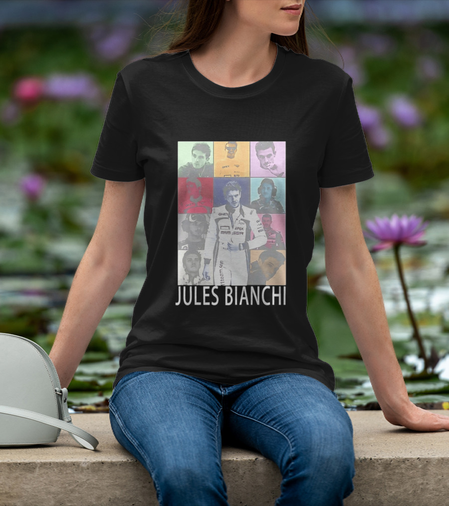 Jules Bianchi Legend The Eras Tour QNet Marussia Racing Hero Remembered T-Shirt