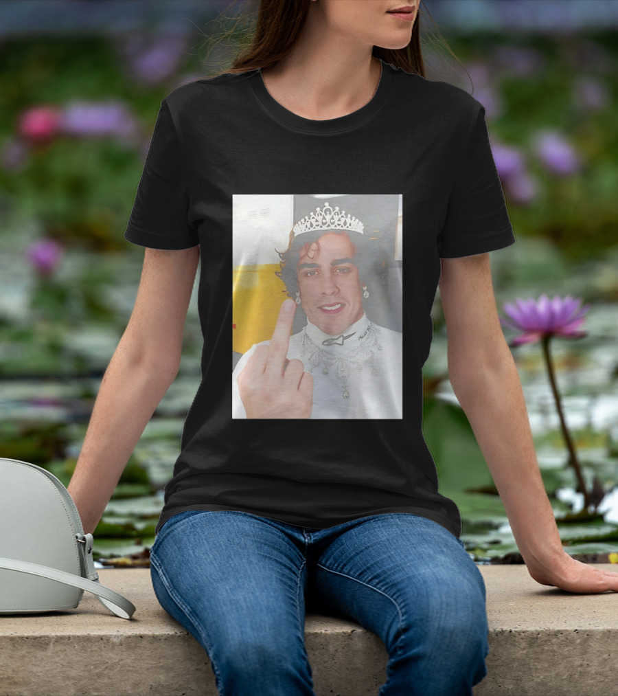 King Fernando Alonso Gesture Crown Jewel Humor T-Shirt