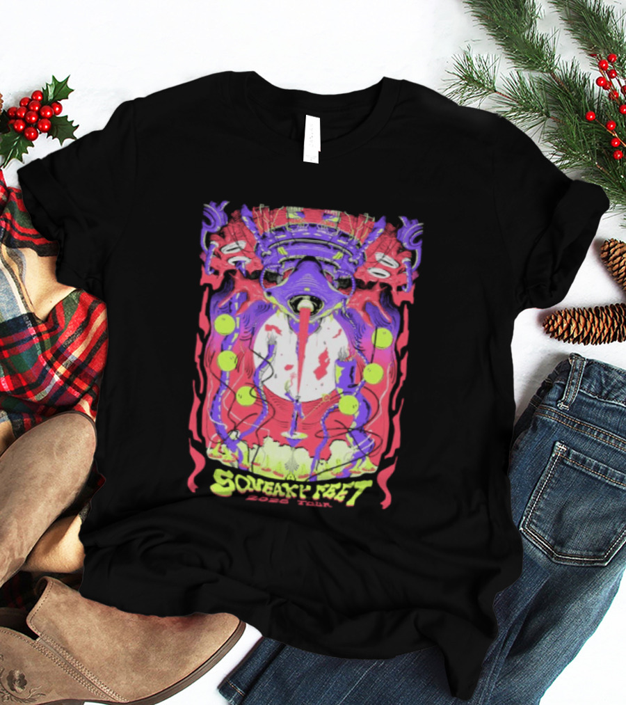 Squeaky Feet Tour 2026 Psychedelic T-Shirt