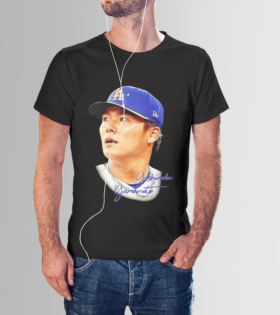 Yoshinobu Yamamoto Los Angeles Dodgers Baseball Player T-Shirt