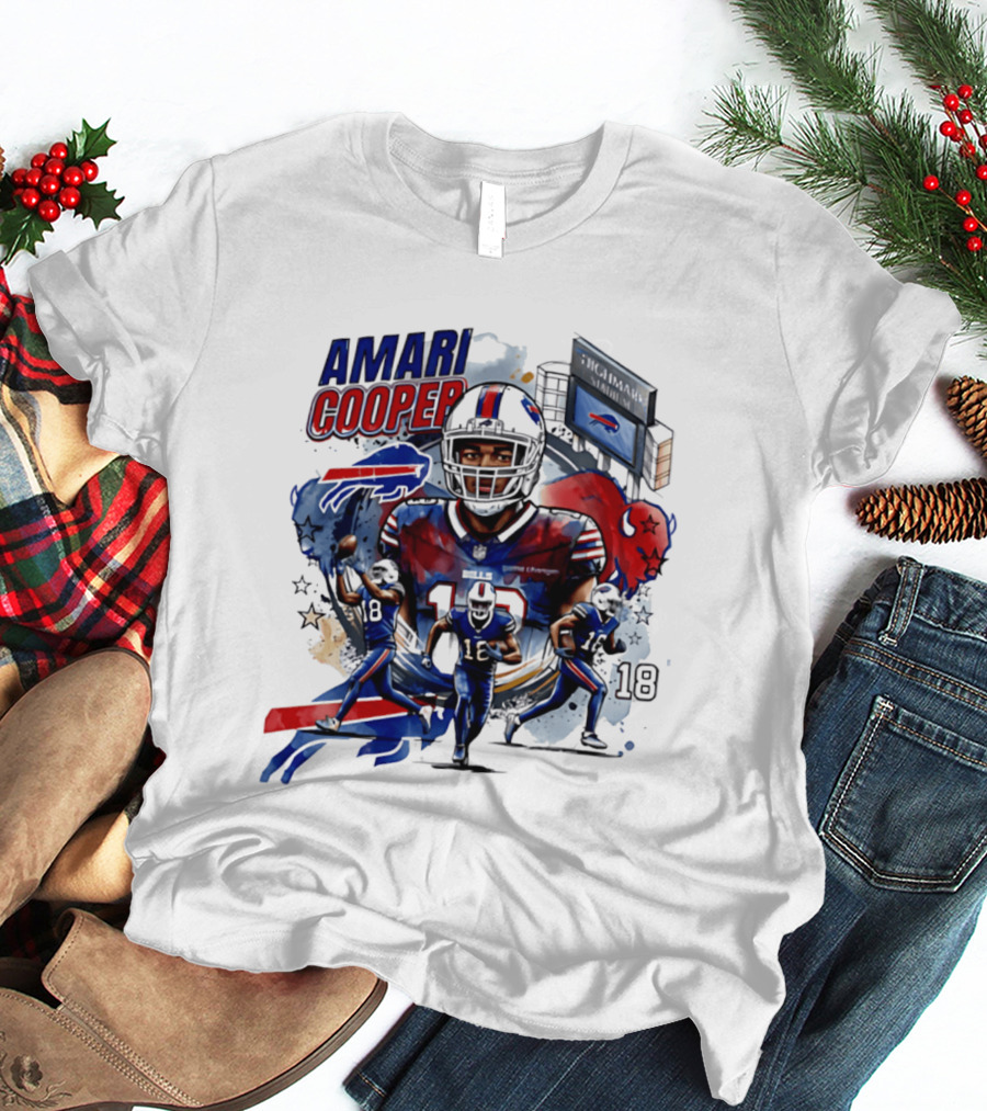 Amari Cooper Football 18 Stadium Buffalo Bills T-Shirt