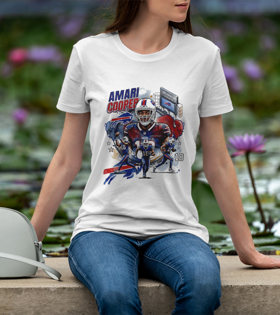 Amari Cooper Football 18 Stadium Buffalo Bills T-Shirt