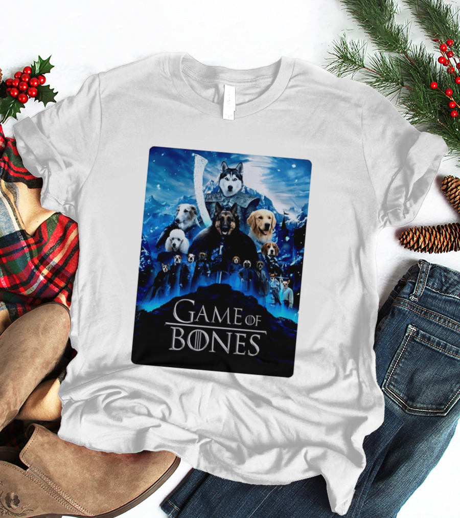 Game Of Bones Dogs Adventure With Thrones And Winter Canines T-Shirt