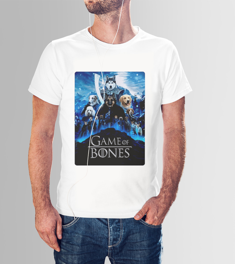 Game Of Bones Dogs Adventure With Thrones And Winter Canines T-Shirt