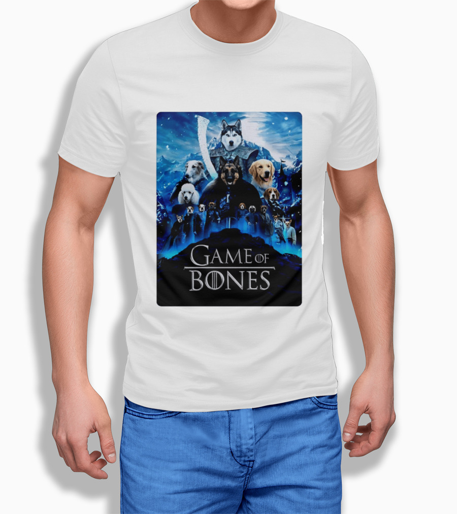 Game Of Bones Dogs Adventure With Thrones And Winter Canines T-Shirt