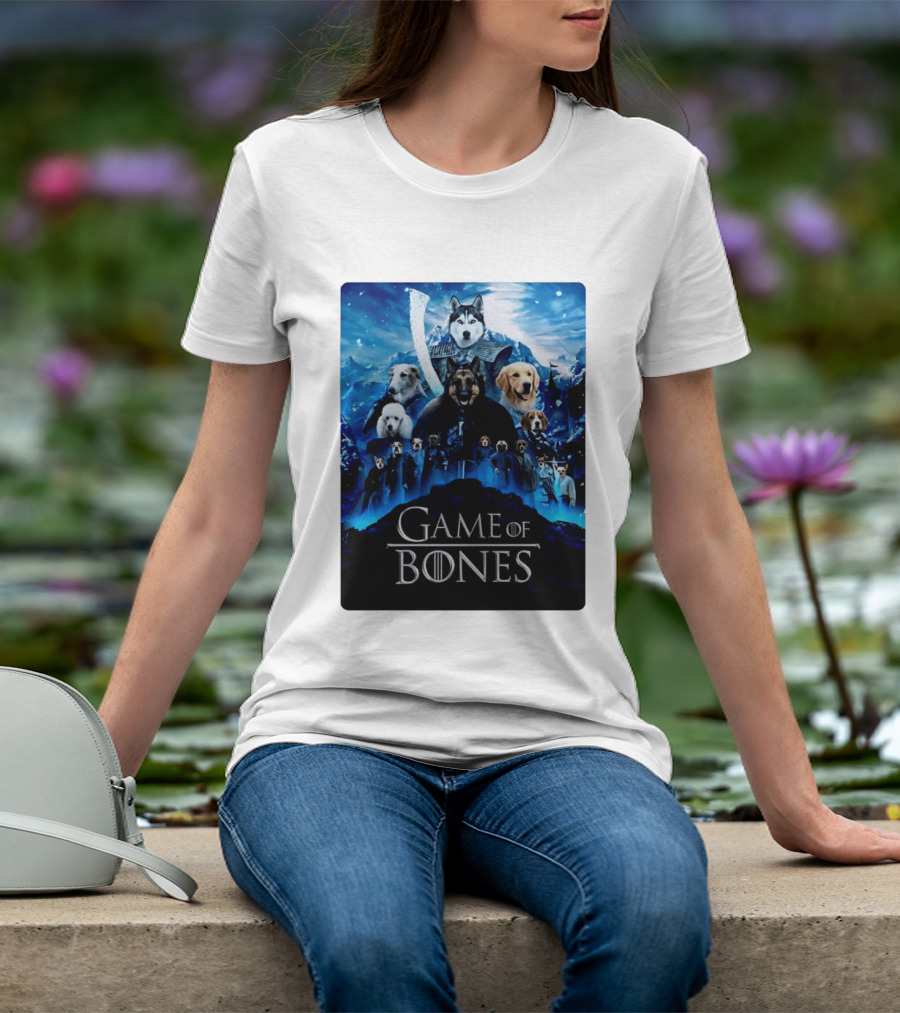 Game Of Bones Dogs Adventure With Thrones And Winter Canines T-Shirt