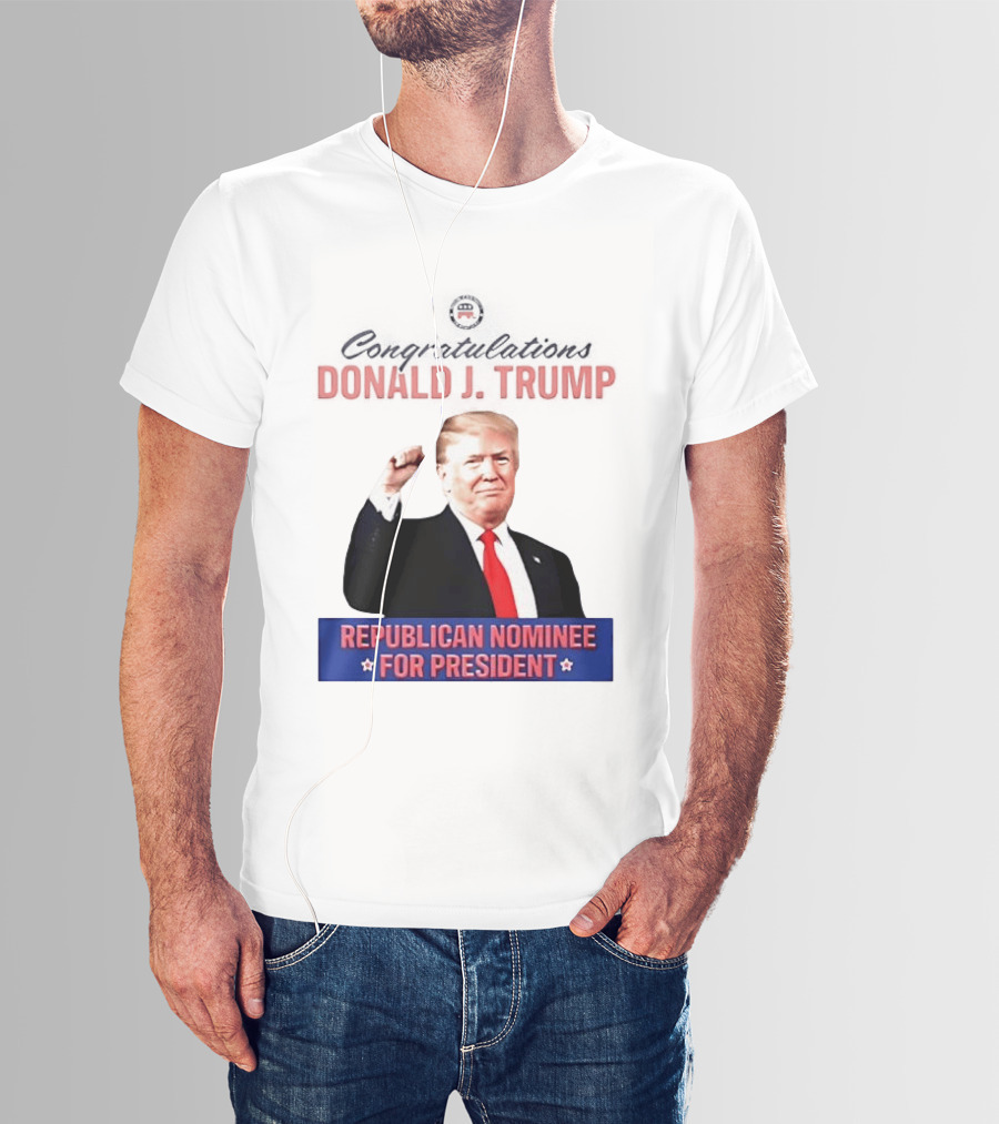 Donald J Trump Republican Nominee For President Conservatives T-Shirt