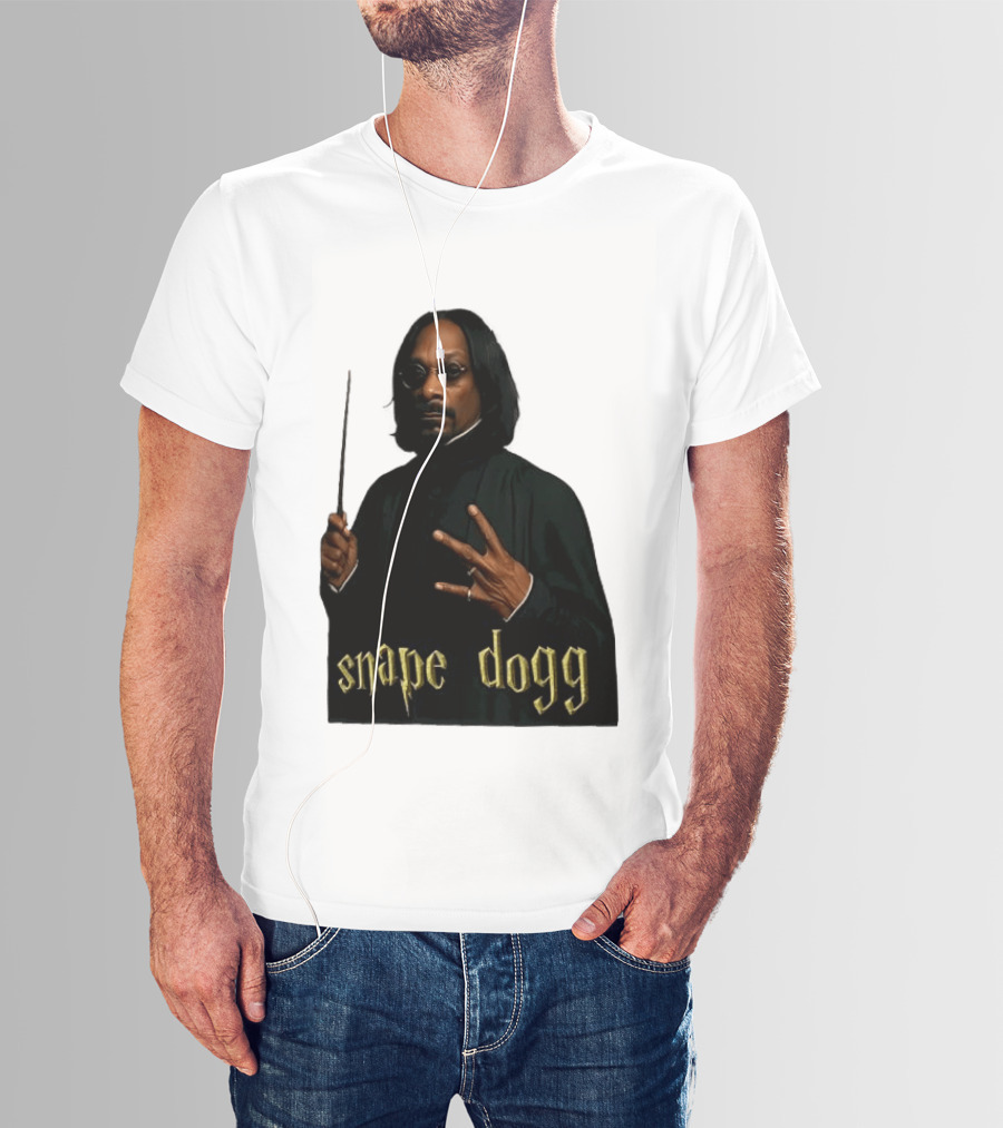 Snape Dogg Snoop Dogg Wizard Mashup Humor T-Shirt