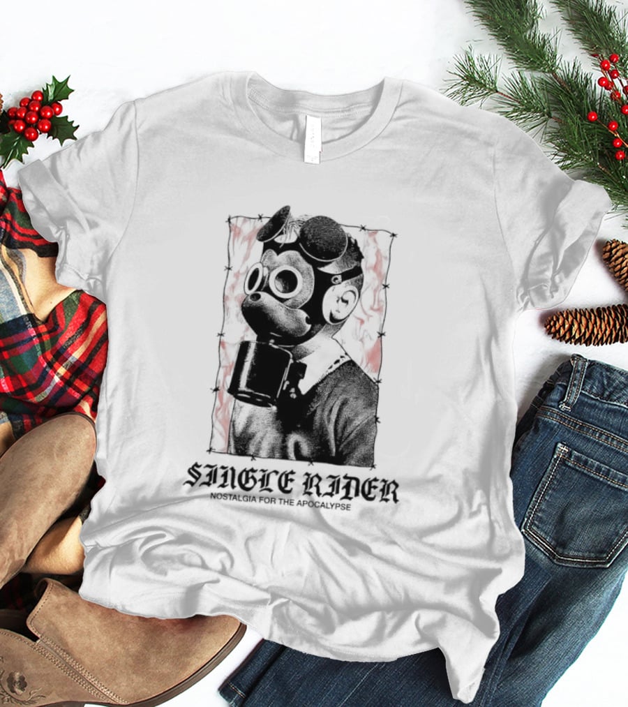Smoke Rides Walt Disney's Gas Mask Nostalgia For The Apocalypse Halloween T-Shirt