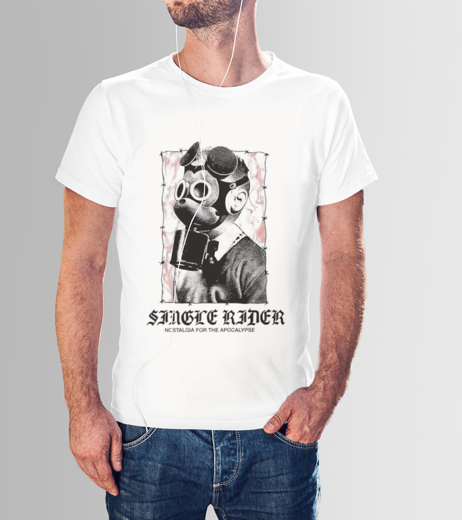 Smoke Rides Walt Disney's Gas Mask Nostalgia For The Apocalypse Halloween T-Shirt