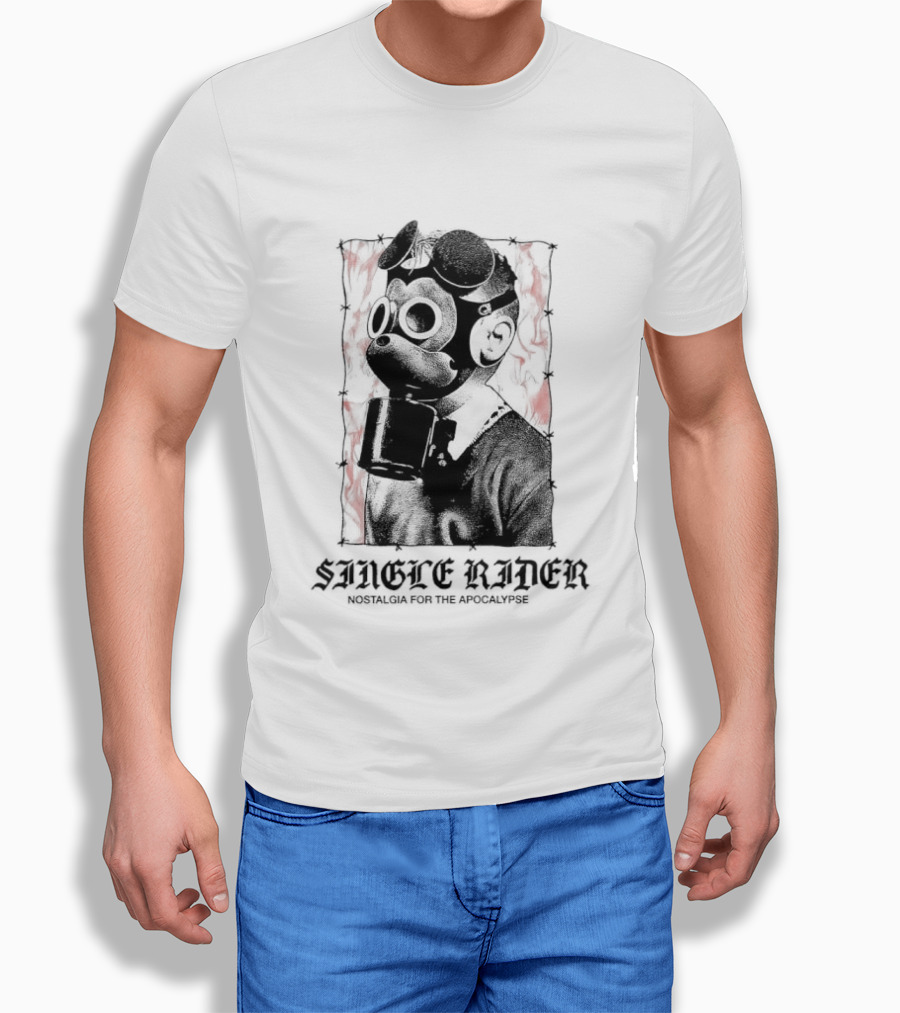 Smoke Rides Walt Disney's Gas Mask Nostalgia For The Apocalypse Halloween T-Shirt