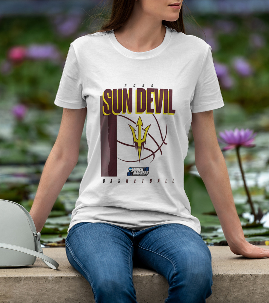 Arizona State Sun Devil Basketball March Madness 2026 T-Shirt