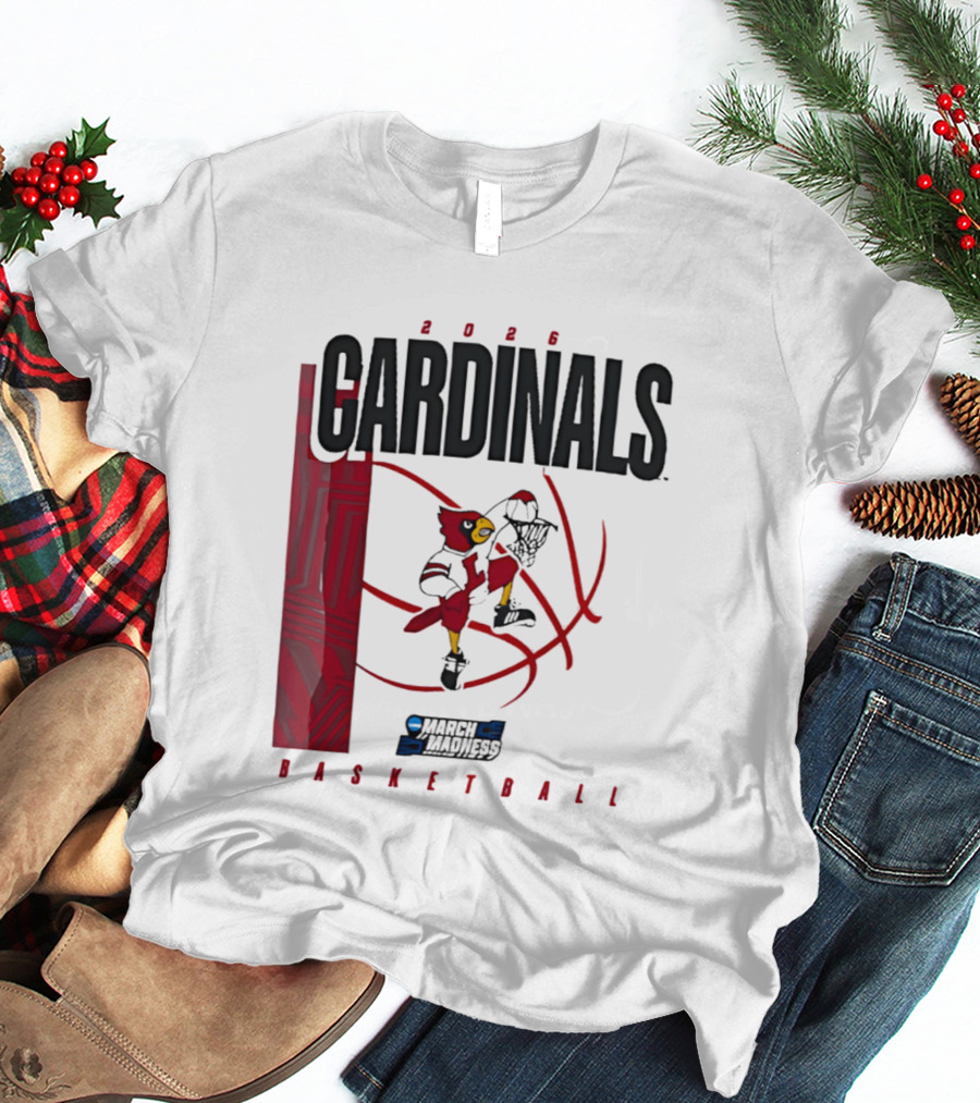 2026 Cardinals March Madness Basketball NCAA T-Shirt
