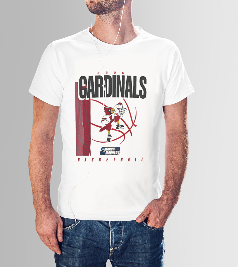2026 Cardinals March Madness Basketball NCAA T-Shirt