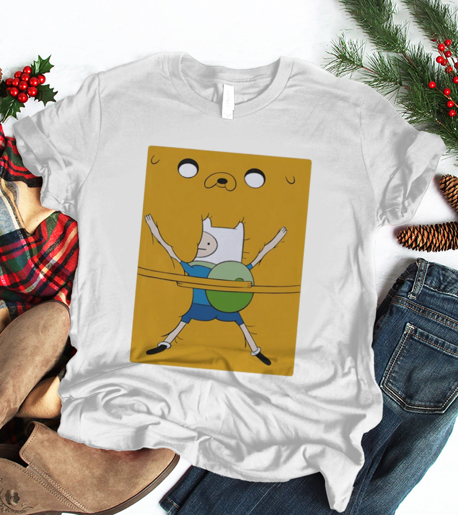 Adventure Time Finn And Jake Bro Hug T-Shirt